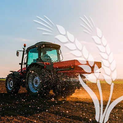 Dekker granen en meststoffen