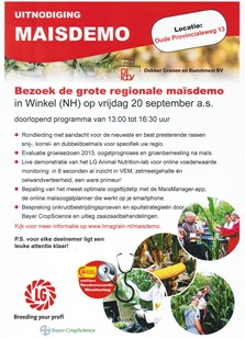 Limagrain maisdemo 20 september 2013