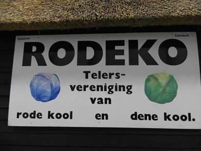 RoDeKo is de telersvereniging van rode en dene (witte) kool