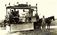 1945 Wagen optocht Clandistine maalderij na de oorlog